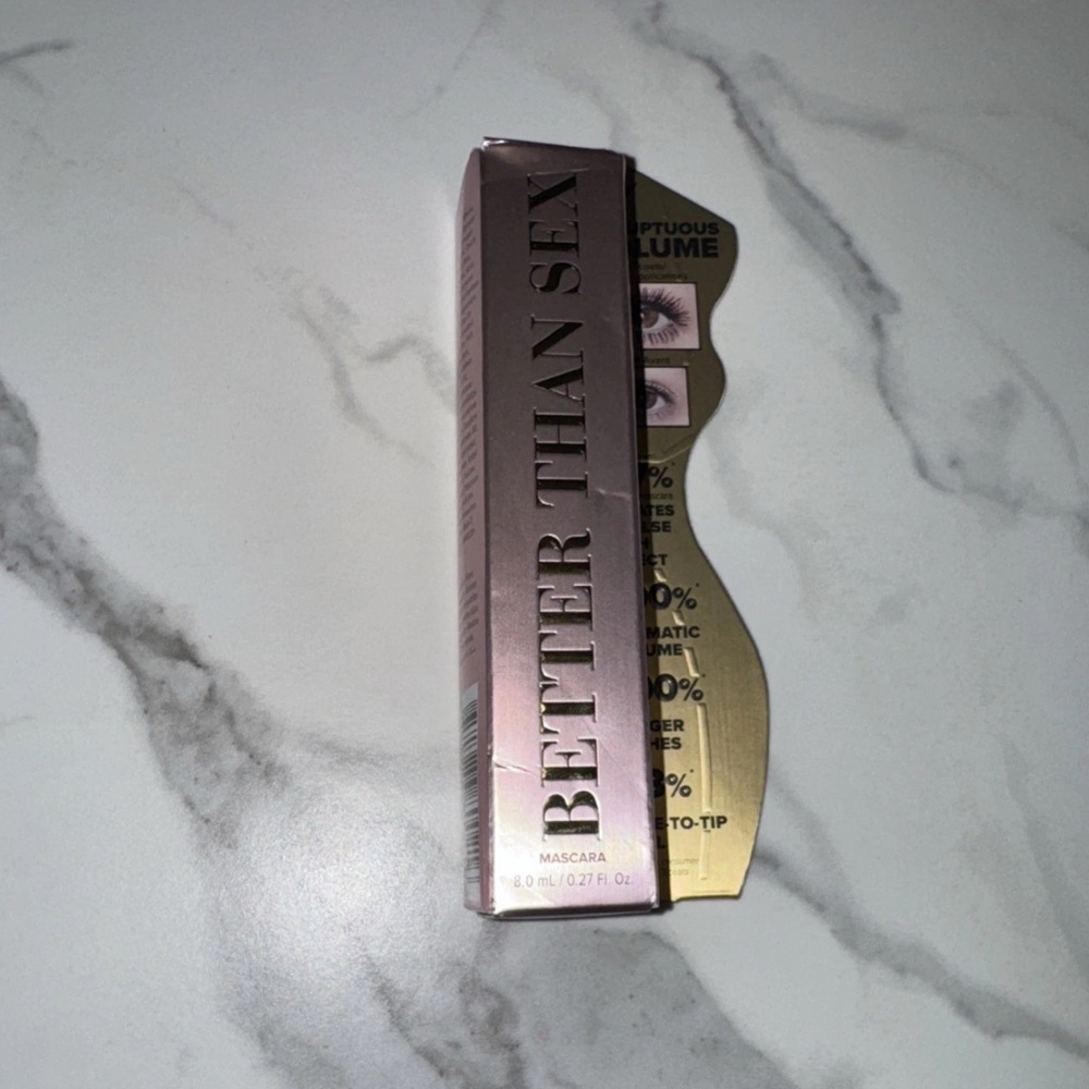 Too Faced Better Than Sex Mascara, Black - 0.27oz BRAND NEW ‼️
